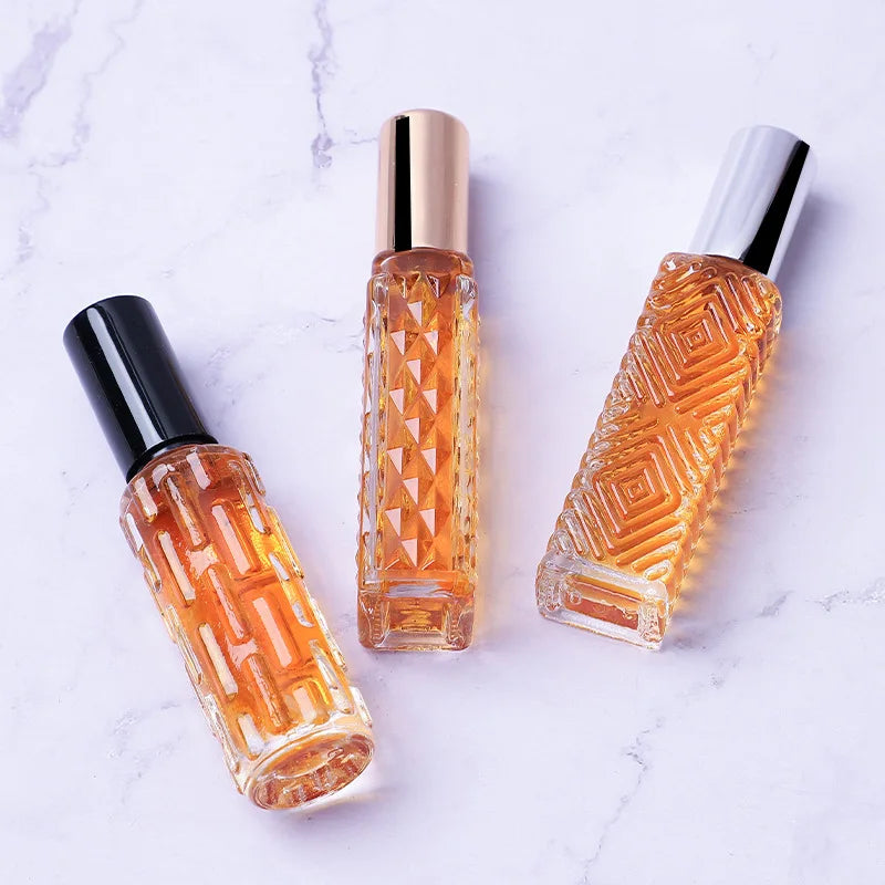 Wholesale Price 10ml 12ml Perfume Glass Bottle Anodized Aluminum Spray Head Cosmetic Packaging Empty Bottle Perfume Spray Bottle