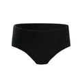 Women's Knitted Ribbed Cotton Everyday for Underwear 4-Layer High Absorbency Mid-Rise Leakproof High Cut Eco-Friendly