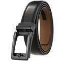 LQbelt Mens Automatic Buckle Belt Genuine Leather Belts for Men Ratchet Belt Wholesale Factory Custom logo
