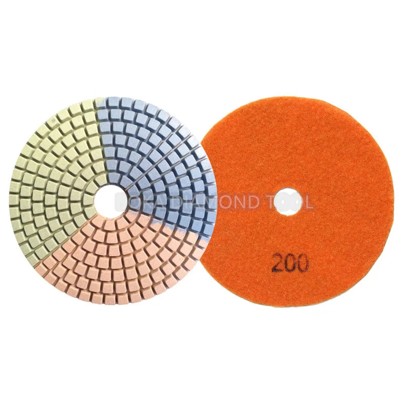 Best Seller Three Color Wet Polishing Pad for Granite Marble Concrete Stone Polishing