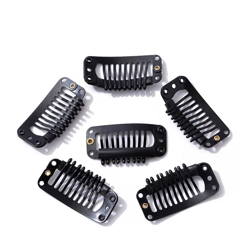 TP 3.2cm 9-tooth Water Drop Clip BB Clip Real Hair Extension Tool Hair Clips Accessories