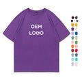 Premium Customized Printing Blank Dorp Shoulder Short Sleeve T-Shirts Custom Puff Screen Prints Tshirts Sports T Shirts for Men
