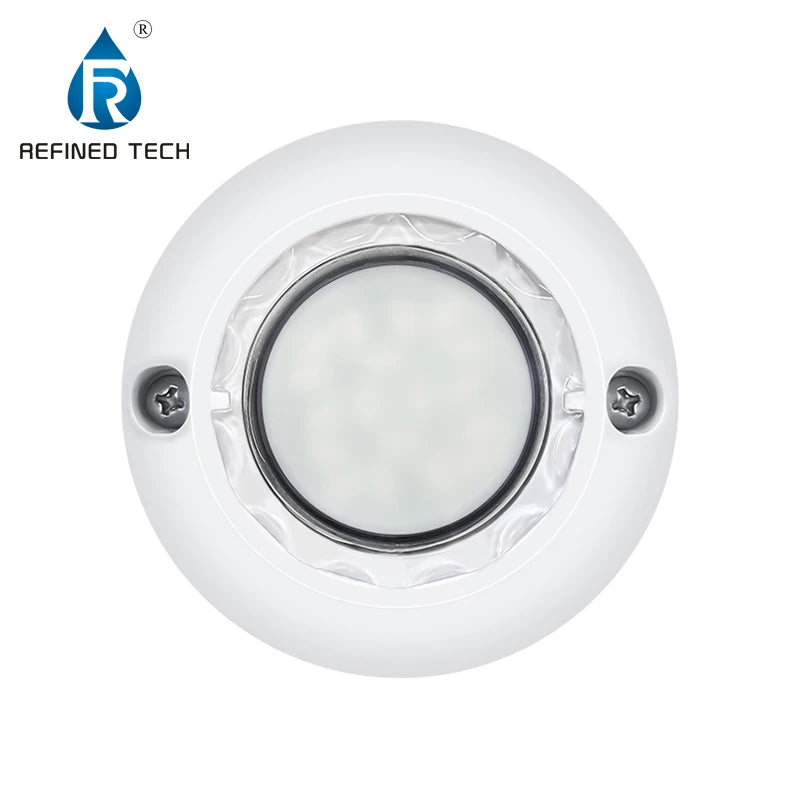 Refined IP68 PC Fully Resin Filled Inground 12VAC DC LED Underwater Outdoor Landscape Use Mini Swimming Pool Step Lights RGB