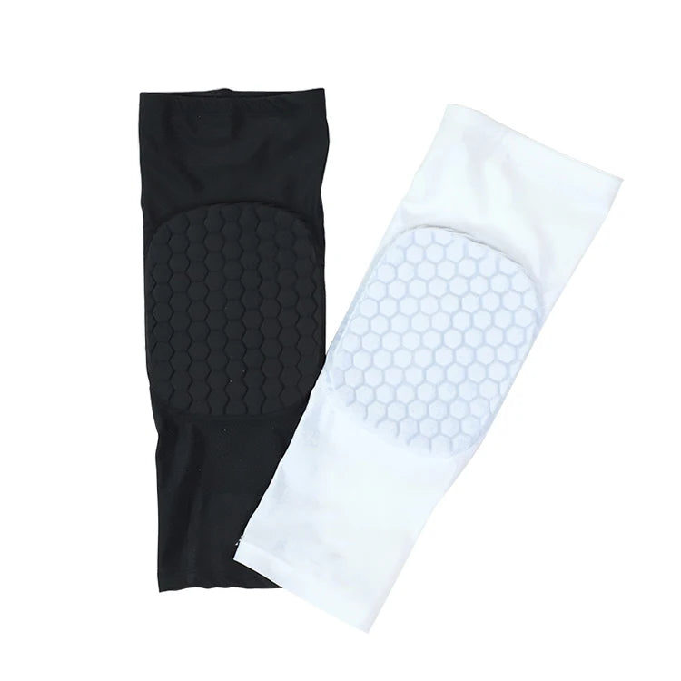 Long Leg Sleeve Support Brace Knee Protector Basketball Compression Leg Sleeve