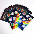 Custom Vinyl PVC Die Cut Sticker Product Logo Label Printing Self-adhesive Sticker Waterproof Packaging Label