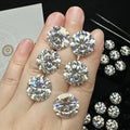 Wholesale Price Round Brilliant Cut D Color Stone Loose Lab Created Moissanite Diamonds for Jewelry Making