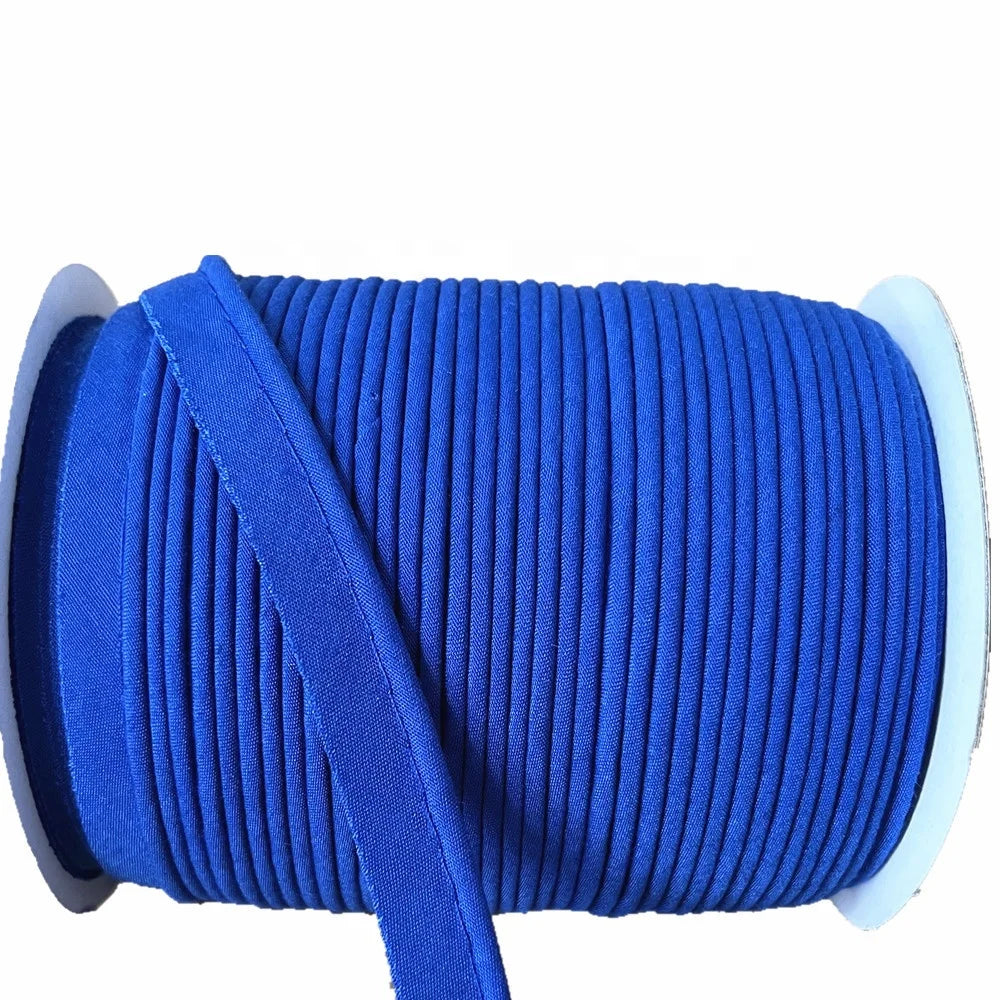 Wholesale Comfortable T/C Woven Printed 1.2cm Piping Cord Eco-Friendly Webbing for Garment Edge Decoration Sewing Bags & Shoes