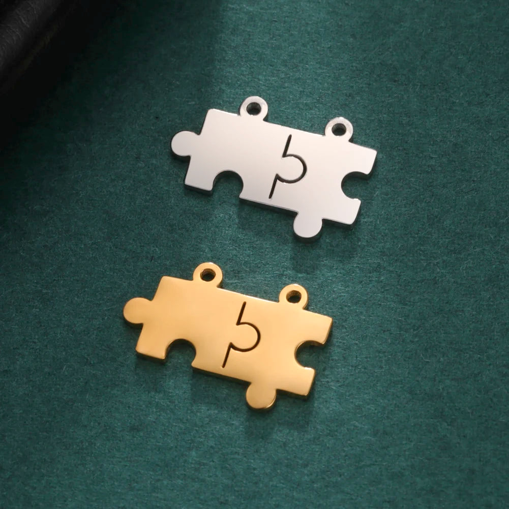 Real Gold Plated Designer Charm for Jewelry Making Stainless Steel Pendant DIY Necklace Bracelet Accessories