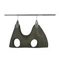 Cat Dog Grooming Hammock Helper Soft Flannel Pet Grooming Hammock Drying Towels with 2 Hooks