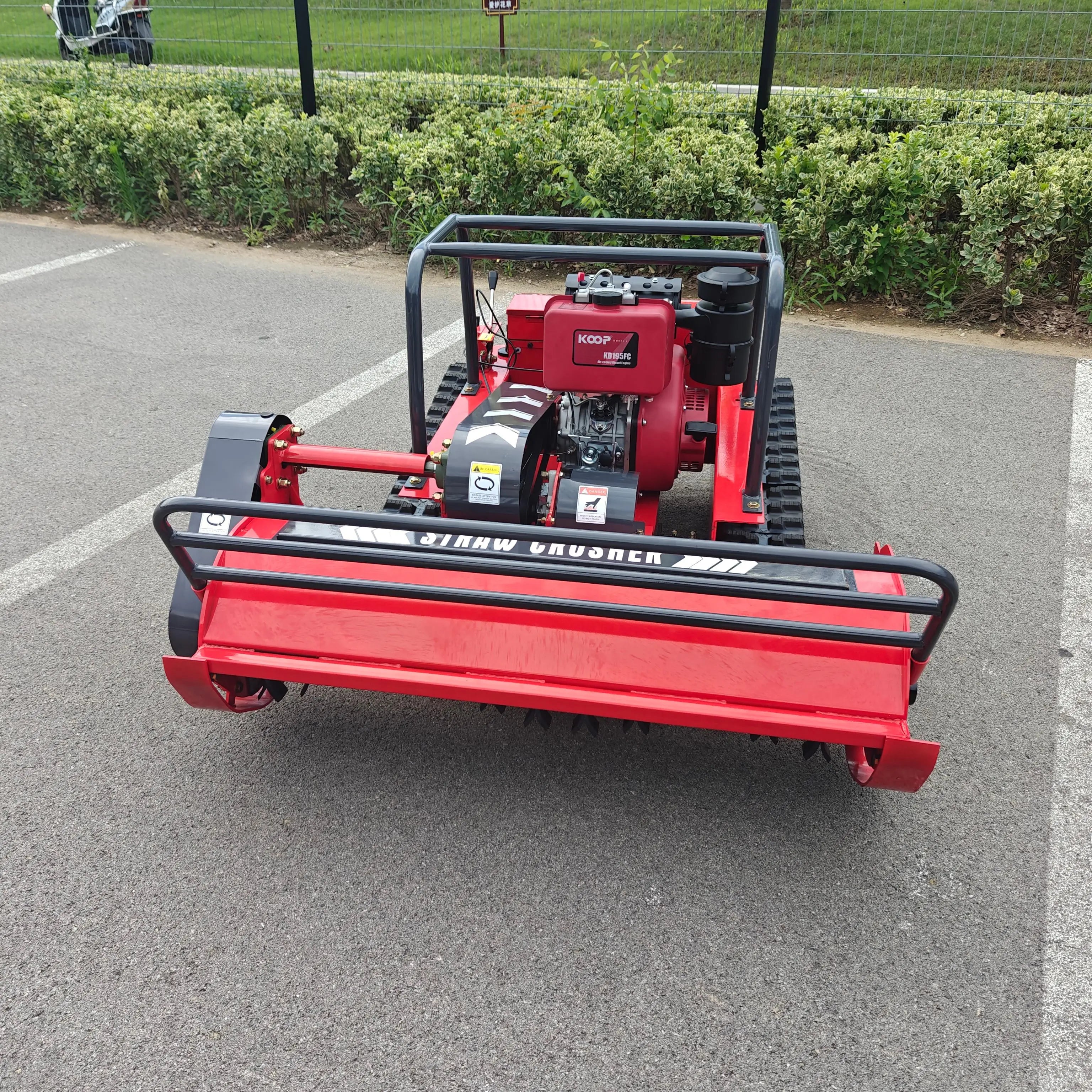 Remote Control Lawn Mower 800MM 1000mm 1200mm RC Lawn Mower for Agriculture and Forestry