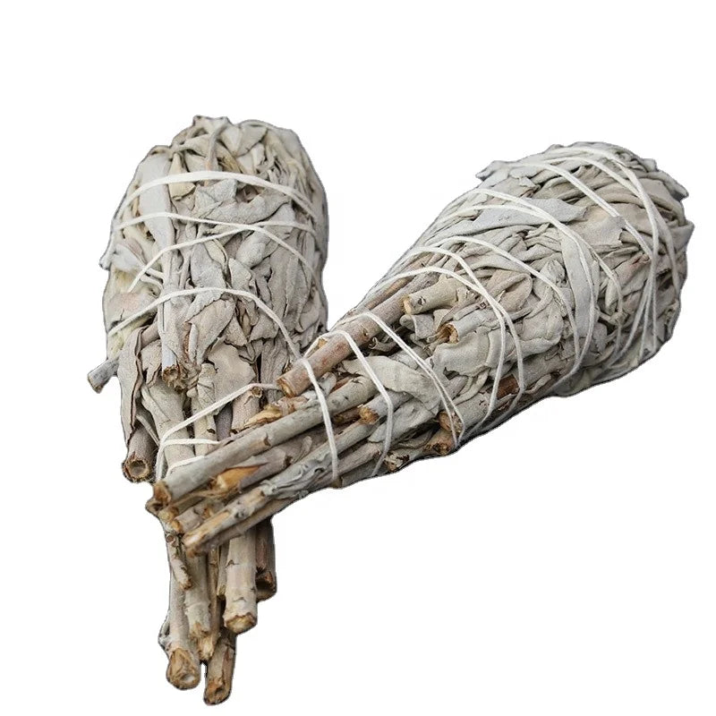 I001 Chicken Thighs White Sage Stick California White Sage Bundle Smudge Incense Stick with Leaves