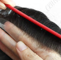 Ready Stock Australian Style Swiss Lace Natural Human Hair Patch Replacement Men Toupee With Quick Delivery