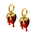 SC New Atmospheric Geometric Earrings Creative Tassel  Luxury Earrings Original Heart-shaped Melting Fine Jewelry Earrings