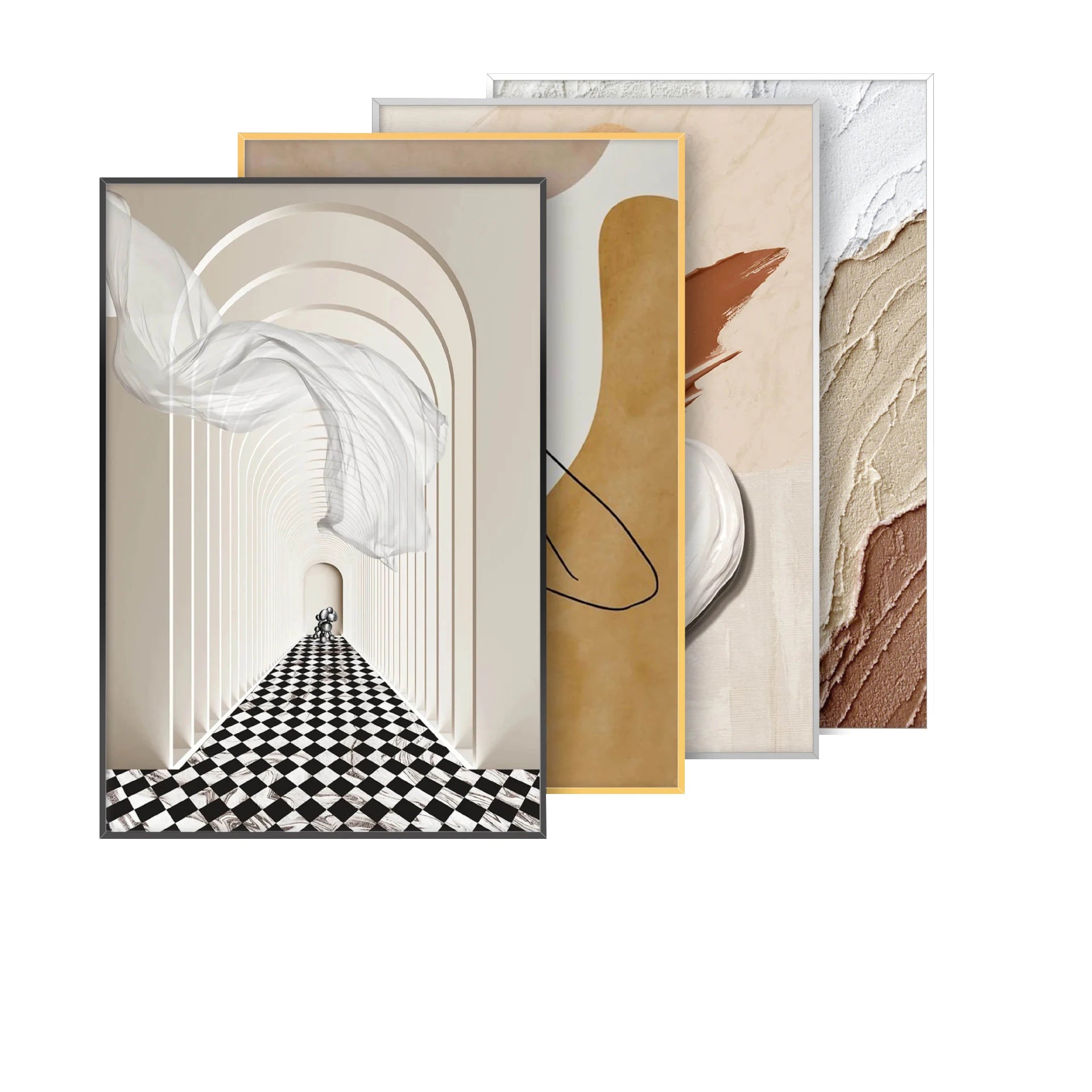 Hot Sell Modern Design Aluminum Alloy Poster Picture Frame Metal Photo Frame for Wall Decoration