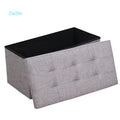 Hot Seller 30*15*15 Inches Folding Ottoman Storage Stool Dining Villas Bedrooms Bathrooms Schools Decorative Living Room
