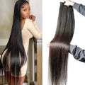 Raw Virgin Remy Grade Indian Human Hair Extension Bone Straight Wigs Lace Front 100% Human Hair 100 Mink Wave Bundles