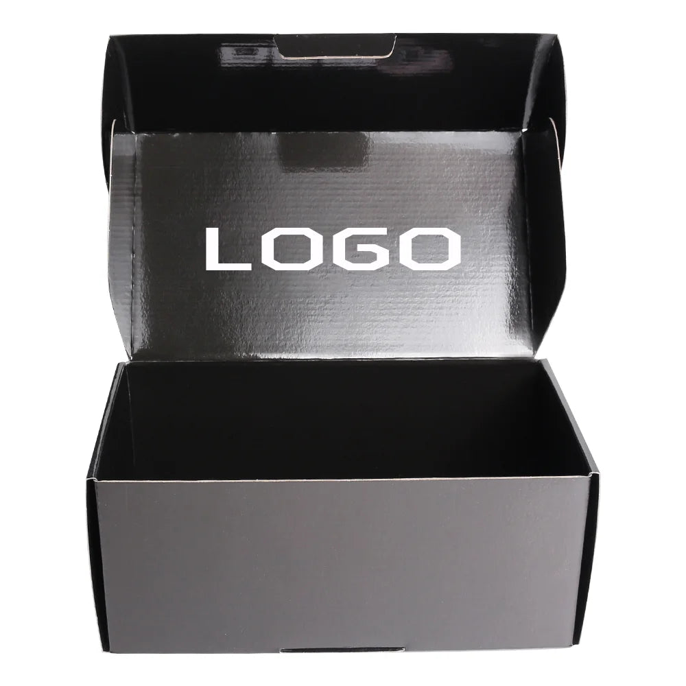 Grey Custom Corrugated Mailer Box extra Larger Gift Mailer Boxes with Custom logo Large