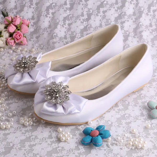 Spring Woman Flats Ballet Bridal Shoes