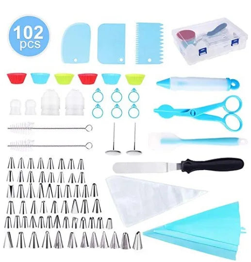 2019  Ebay Hot Selling Cake Decorating Tips - 102 PCS Set of Professional Cake Decorating Tools   Supplies