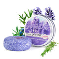 AiXin Private Label 60g Handmade Hair Herbal Soap Oil Control Deep Cleansing Nourishing Protect Hair Lavender Shampoo Soap