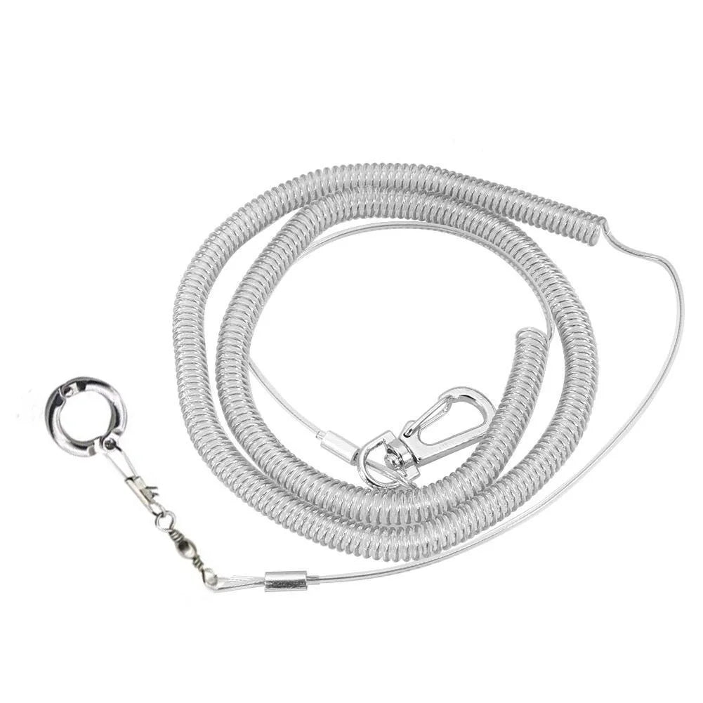 Parrot Release Rope Foot Ring Foot Chain Anti Detachment Foot Buckle Alloy Elastic Rope Bird Supplies