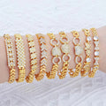 JINXIUXING Hot Sale New Design Gold / Silver Plated Multi Style With Cubic Zirconia Fashion Women Bracelet Jewelry