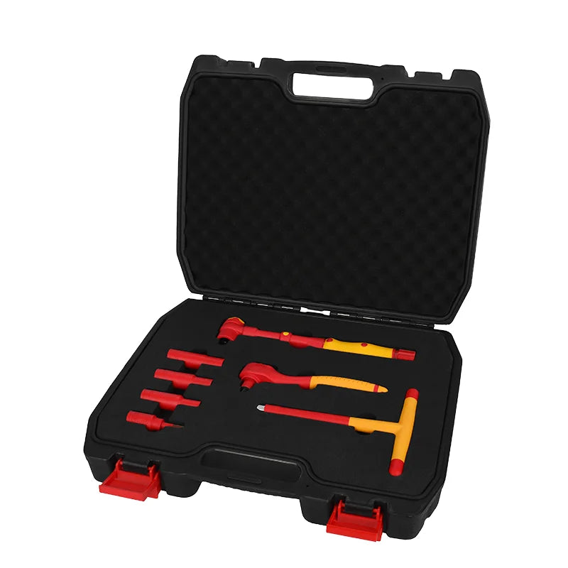 GATmatic 1000V Insulated Car Repair Socket Wrench Set Electric Vehicle Insulation Screwdriver Plastic Material Vehicle Tools