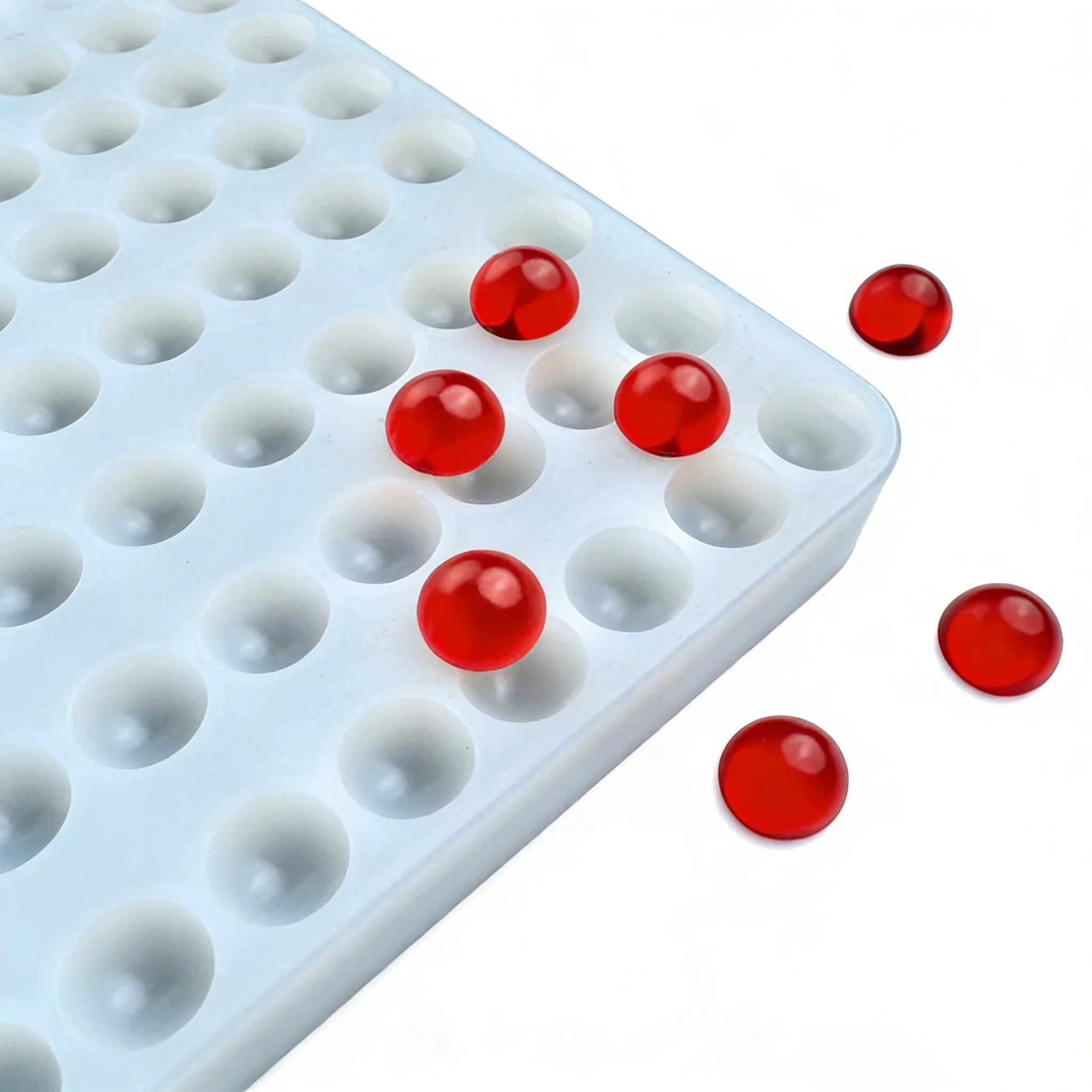 4.5ml Wholesale Gummy Molds Silicone for 625 Cavity Round Shape Mold for Gummies Candy Making Supplies