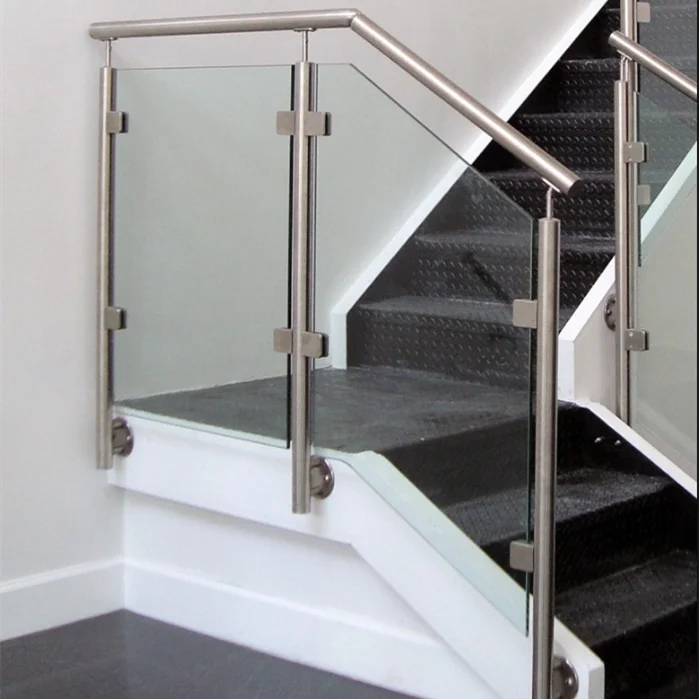 YL  Stainless Steel Glass Railings for Balcony Side Mounted Column  Glass Railing Posts