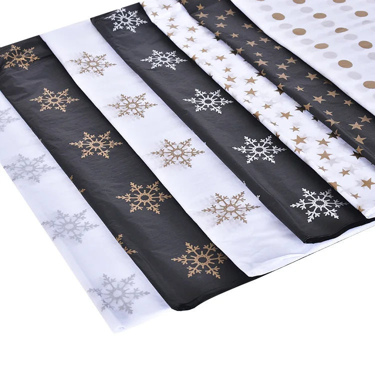 Custom Printed Brand Gold Logo Tissue Paper Uncoated Silk Paper for Shoes Packaging and Clothing Wrapping Custom Logo Design