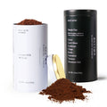 Wholesale Airtight Metal Food Can Tube Storage Packaging Coffee Tin Canister Round Matte Black Tea Caddy Tin Containers With Lid
