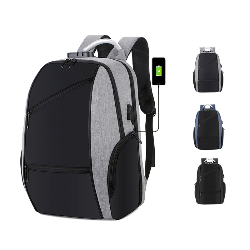 Anti Theft Business Customizable Travel extra Large Waterproof Laptop Backpacks with Usb Charge Port