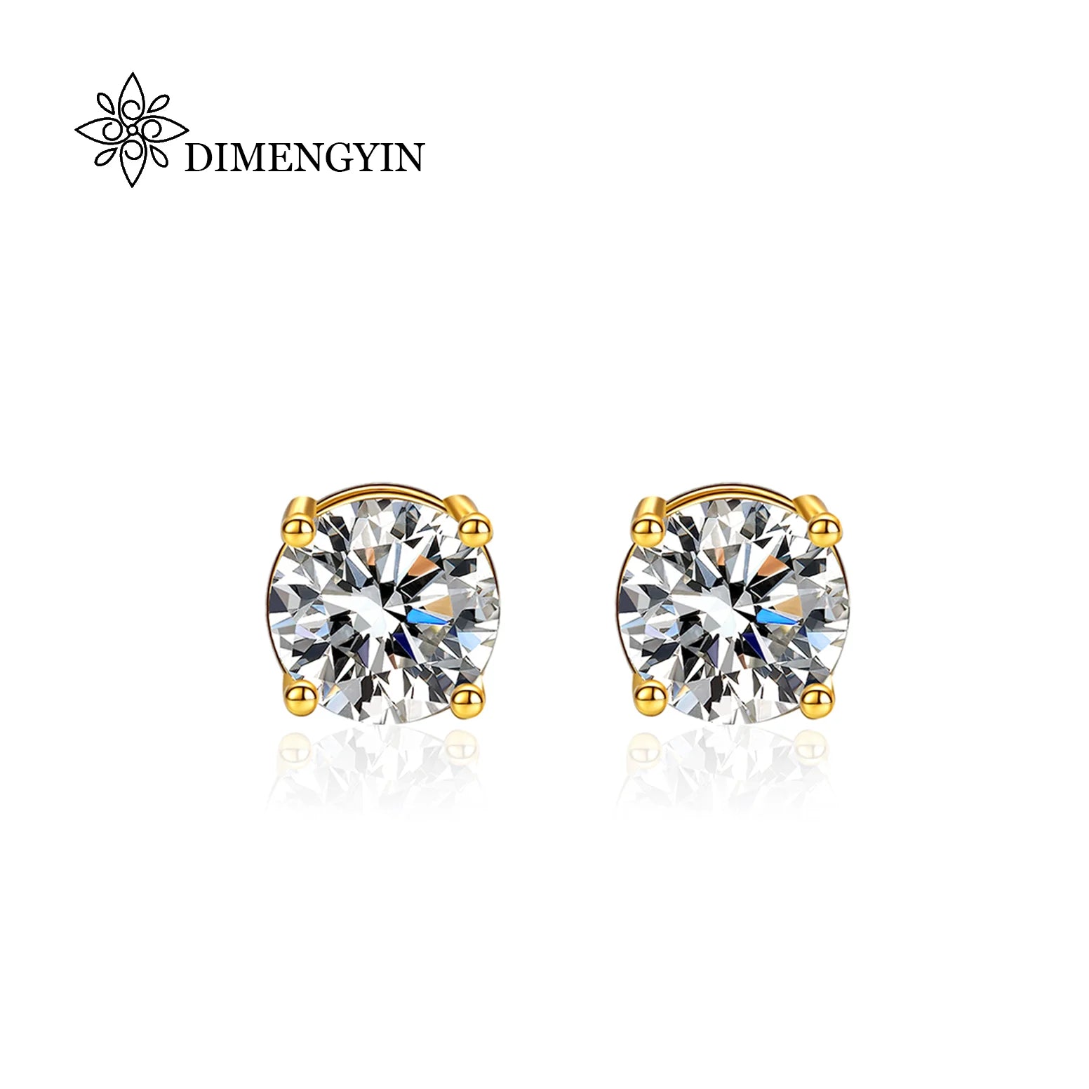 Moissanite Earrings DropshippingMoissanite Stud Earrings 925 Sterling SilverMoissanite Stud Earrings