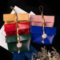 Velvet Wedding Gift Pouch Promotional Handbag Custom Leather Shopping Tote Celebration Sugar Package Bag Candy Box for Guests