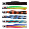 Jetted Fish Heads  Marlin Tuna Tournament Fishing Skirted Big Game Lures