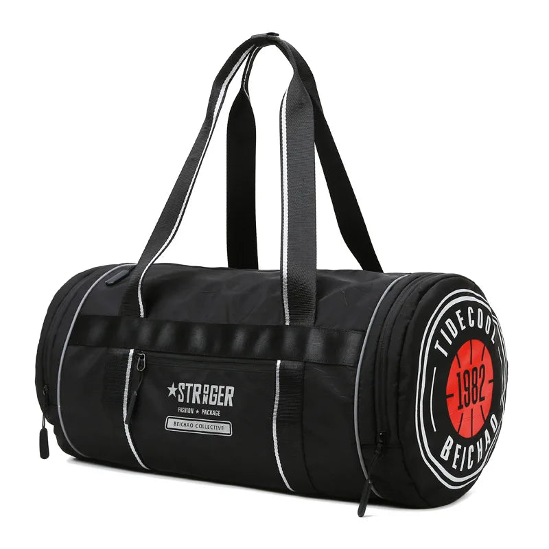 2022 Men's Fitness Training Bag Wet-dry Separation High Capacity Sports Duffle Bag Slung Backpack Handbag Travel Bag