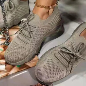 Women Athletic Walking Casual Comfortable Cheap Custom Ladies Footwear Flat Sports Shoes Fashion Sneakers