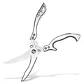 Dishwasher Safe Cooking Scissor Multipurpose Stainless Steel Sharp Utility Food Scissors for Chicken Poultry Fish Herbs