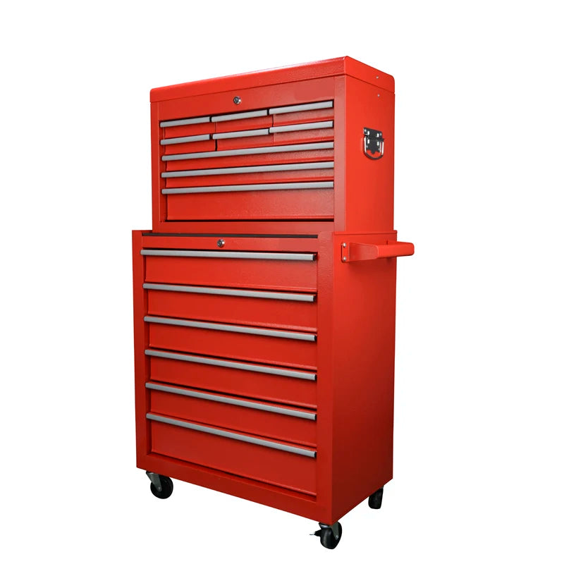 CE JMST JS-329 Heavy Duty Steel Tool Cabinet with 4 Wheels OEM Available 3-Year Warranty for Garage Storage