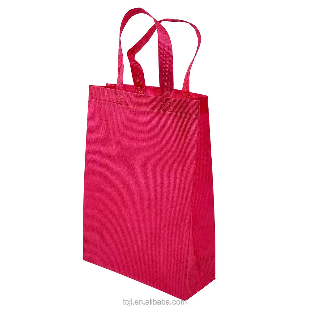 Custom Logo Recycled Eco Non-Woven Tote Bag Reusable Shopping Bags with Custom Logo for Eco-conscious Consumers
