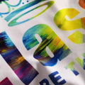 Custom Screen Heat Transfer Printing Embroidery Gold or Slivery Reflect Patches Printing Luminous Puff LOGO