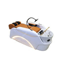 White Deluxe Hair Salon Massage Shampoo Spa Bed Thai Electric Washing Shampoo Bed for Salon