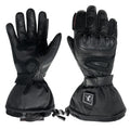 Savior Winter Customized Hard Knuckle Protection Leather Electric Battery Powered Motor Bike Racing Heated Motorcycle Gloves