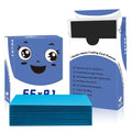 BLS02 Boxed 1000pcs Black Interior Game Card Deck Protector Sleeves New Release Double Matte  Sky Blue Heat Seal Handle