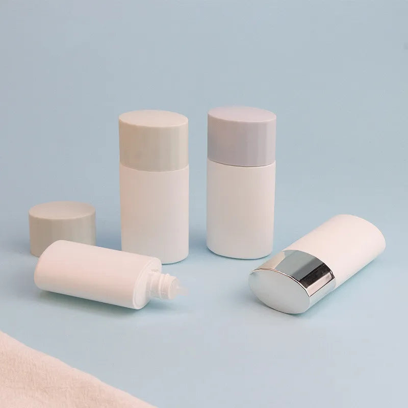 30ML Empty Plastic Tube Lotion Bottle with Easy Open End for Sunscreen Skin Care Serum Shampoo Hot Stamping Surface