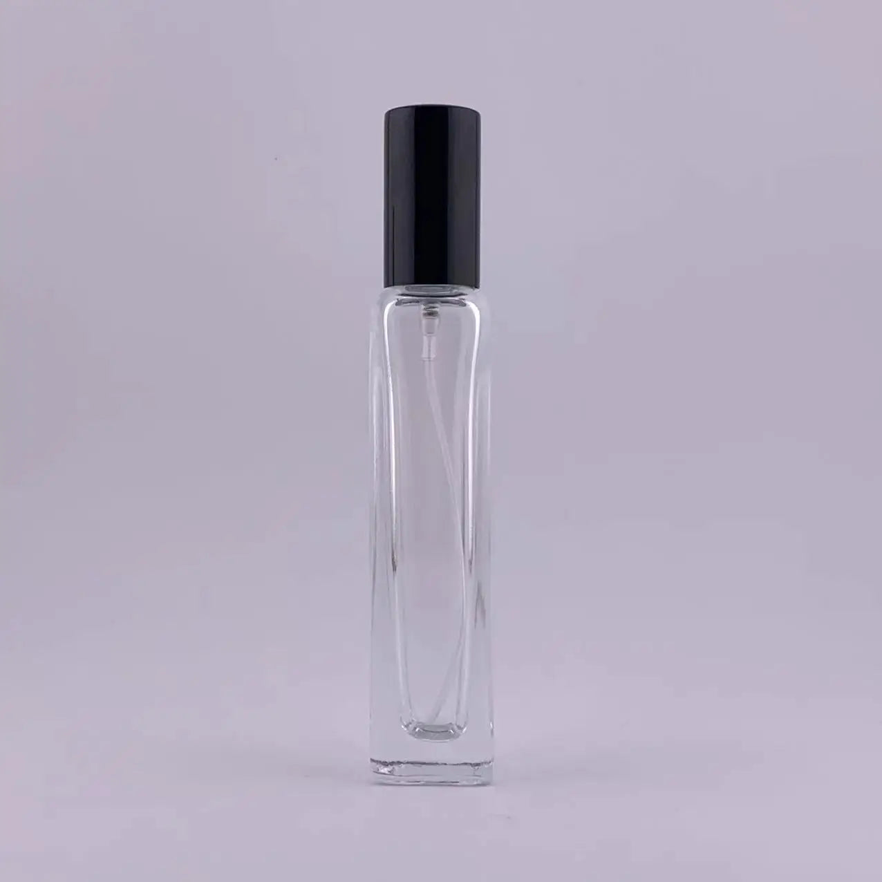 10ml Rectangle Square Glass Bottle with Dropper Pump Essential Hair and Facial Oil Container for Skin Care