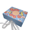 Hot Sale Custom Floding Luxury Magnetic Closure Window Gift Box Packaging with Ribbon Wholesale Large