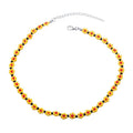 2022 Summer Small Fresh Flower Seed Beads Necklace Girls Versatile Popular Hand-woven Beaded Necklace
