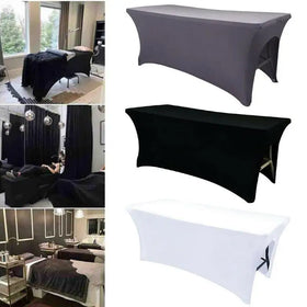 Stretchy Woven Polyester/Spandex Massage Bed Table Sheet Cover for Lash Bed or Massage Table (Customizable Size & Color)
