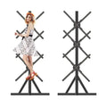Rotating 3D Hologram Projector Display Led Fan 3D Hologram Equipment Animated Advertising Hologram Led Fan Splicing 65cm 1*3